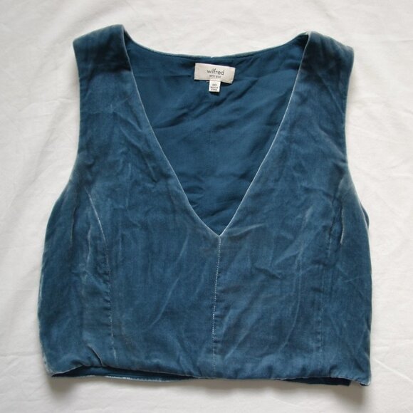 WILFRED | Aritzia Dauphine Crop Tank Top | Sz. XXS - Picture 2 of 7